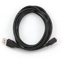 Gembird CCP-MUSB2-AMBM-1M USB-kabel USB 2.0 Micro-USB B USB A Zwart - thumbnail