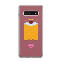 Mono V: Samsung Galaxy S10 4G Transparant Hoesje