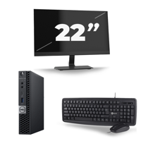Dell Optiplex 7060 Micro USFF - Intel Core i7-8e Generatie - 16GB RAM - 256GB SSD - Windows 11 + 1x 22 inch Monitor Dell Optiplex 7060 Micro USFF - Intel Core i7-8e Generatie - 16GB RAM - 256GB SSD - Windows 11 + 1x 22 inch Monitor