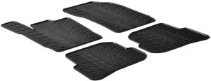Rubbermatten passend voor Audi A1 2010- (4-delig + montageclips) GL0244