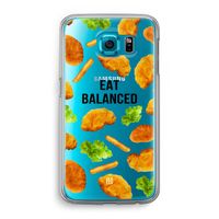 Eat Balanced: Samsung Galaxy S6 Transparant Hoesje