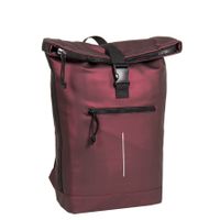 New Rebels Mart New York Metallic Burgundy 21L Rugtas Waterafstotend Laptop 15.6"