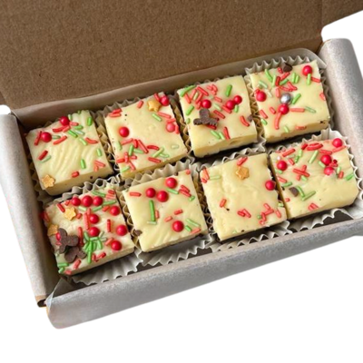 Kerst Fudge Brievenbusbox