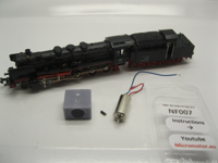 Micromotor NF007 N ombouwset voor Fleischmann BR50 Kabinentender