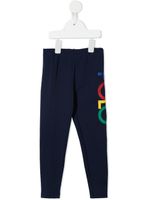 POLO RALPH LAUREN KIDS legging à logo imprimé - Bleu