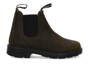 Blundstone 2496 kids boots waxed olive Groen maat 24