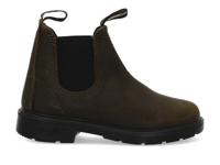 Blundstone 2496 kids boots waxed olive Groen maat 33