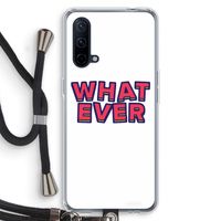 Whatever: OnePlus Nord CE 5G Transparant Hoesje met koord