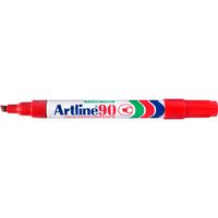Viltstift Artline 90 schuin 2-5mm rood - thumbnail