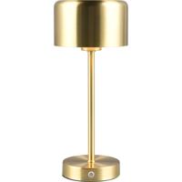 LED Tafellamp Messing - 1.5W Warm Wit 3000K - USB-C Oplaadbaar