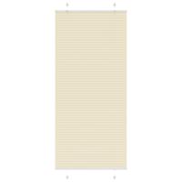 Plissé rolgordijn 85x200 cm stofbreedte 84,4 cm polyester crème