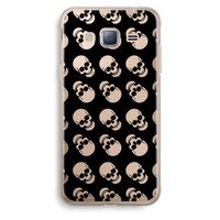 Musketon Skulls: Samsung Galaxy J3 (2016) Transparant Hoesje