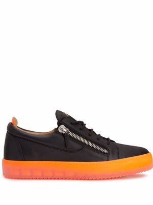 Giuseppe Zanotti baskets Frankie en cuir - Noir