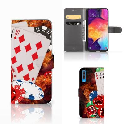 Samsung Galaxy A50 | Wallet Case | met Pasjes | Casino