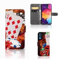 Samsung Galaxy A50 | Wallet Case | met Pasjes | Casino Samsung Galaxy A50 | Wallet Case | met Pasjes | Casino