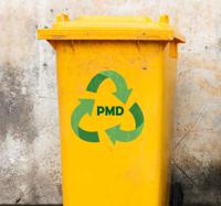 Container sticker recycle PMD