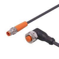 ifm Electronic EVC294 Verbindingskabel Aantal polen (sensoren): 4, 5 Stekker, recht, Bus, haaks 5 m 1 stuk(s)