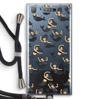 Zeemeermin: Sony Xperia XZ1 Transparant Hoesje met koord Zeemeermin: Sony Xperia XZ1 Transparant Hoesje met koord