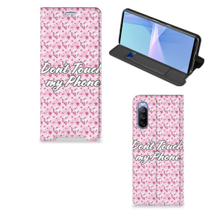 Sony Xperia 10 III Design Case Flowers Pink DTMP