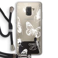 Tiny Bugs: Samsung Galaxy A8 (2018) Transparant Hoesje met koord