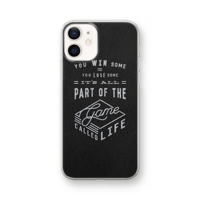 Life: iPhone 12 mini Transparant Hoesje