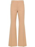 Chloé pantalon évasé en laine mélangée - Tons neutres