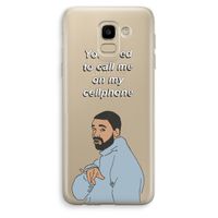 Hotline bling: Samsung Galaxy J6 (2018) Transparant Hoesje
