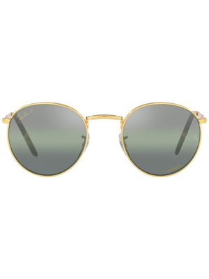 Ray-Ban lunettes de soleil RB3637 New Round - Or