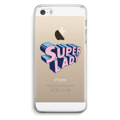 Superlady: iPhone 5 / 5S / SE Transparant Hoesje