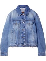 Stella McCartney veste Falabella à détail de chaîne - Bleu - thumbnail