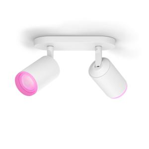 Philips Dubbele spot Hue Fugato - White and color wit 915005761301