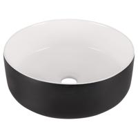 Waskom Differnz Mira 12x36 cm Zwart/Wit Waskom Differnz Mira 12x36 cm Zwart/Wit