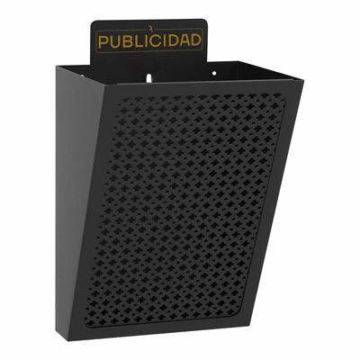 Brievenbus Arregui Zwart Staal 22 x 19 x 35,5 cm