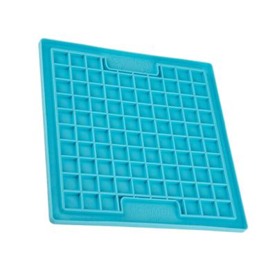 LickiMat likmat voor hond en kat - 20x20 cm - Turquoise