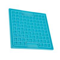 LickiMat likmat voor hond en kat - 20x20 cm - Turquoise