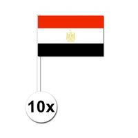 Zwaaivlaggetjes Egypte 10 stuks   -