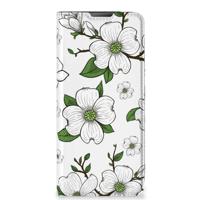 Motorola Moto E20 Smart Cover Dogwood Flowers