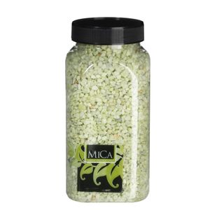 Gravel lime fles 1 kilogram - Mica Decorations
