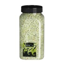 Gravel lime fles 1 kilogram - Mica Decorations