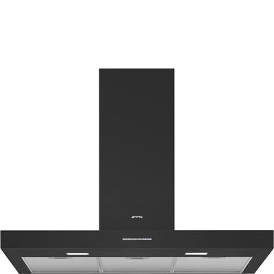SmegKBT900AE Schouwkap Grijs