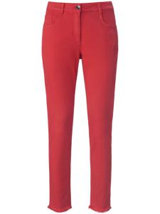 Jeans in smal 5-pocketsmodel Van MYBC rood