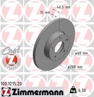 Remschijf Coat Z 100121520