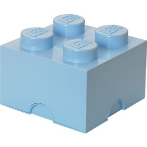 Room Copenhagen LEGO Storage Brick 4 Licht blauw opbergdoos