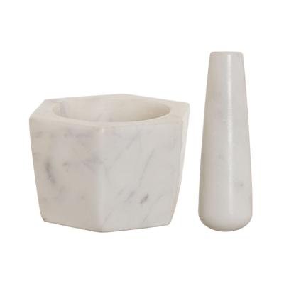 Keuken vijzel Home ESPRIT Marmer 12,5 x 12,5 x 8 cm