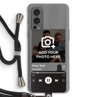 Music Player: OnePlus Nord 2 5G Transparant Hoesje met koord
