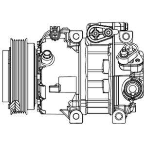 Delphi Diesel Airco compressor CS20415