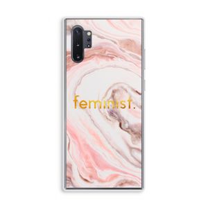 Feminist: Samsung Galaxy Note 10 Plus Transparant Hoesje