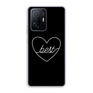Best heart black: Xiaomi 11T Pro Transparant Hoesje