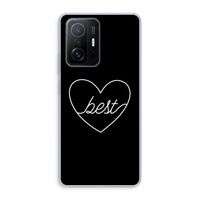 Best heart black: Xiaomi 11T Pro Transparant Hoesje