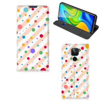 Xiaomi Redmi Note 9 Hoesje met Magneet Dots